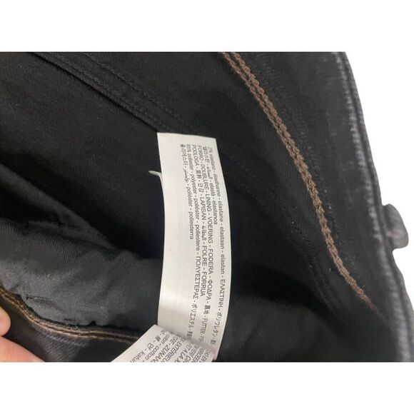 Massimo Dutti Mens Jeans EU 48 US 38 Ankle Slim Fit Denim Black 0034/034 NWT - Picture 7 of 11